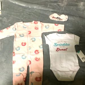 NWT PL Baby 3 peice set; 6mos